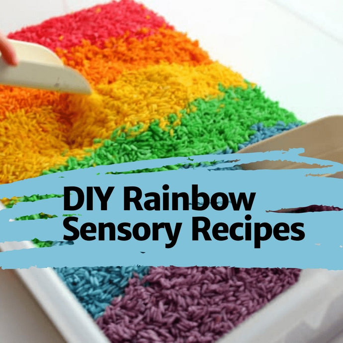 DIY Rainbow Sensory Recipes Melbourne