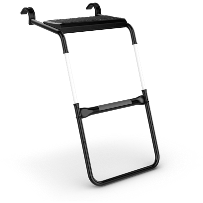 springfree trampoline Flexrstep ladder